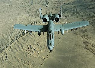 A-10 Thunderbolt II close air support aircraft technical data sheet specifications intelligence description information identification pictures photos images video US USAF United States American Air Force aviation aerospace defence industry military technology